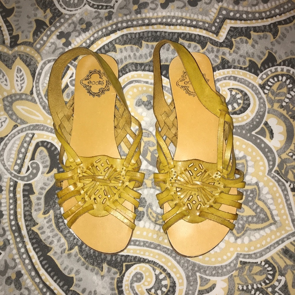 Anthropologie Woven Ecote sandals